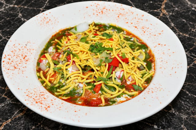 Samosa Chaat.